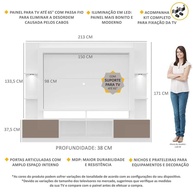 Rack TV 65" com LED: Organize e Ilumine! - imagem 2