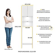 Armário para Vaso Sanitário com Led: Organize e Ilumine! - imagem 2