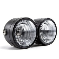 Farol Duplo Evomosa para Motos Custom: Bobber, Chopper, Cafe Racer - Ilumine Sua Jornada! - imagem 4