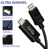 Cabo Adaptador DisplayPort para HDMI 4K 60Hz - Imagem Ultra HD 1.8M - imagem 3