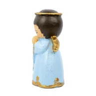 Anjo da Guarda Azul 8,5 cm - Imagem Rezando com Presente Incluso - imagem 4