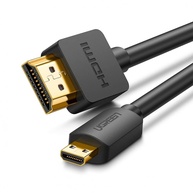 Cabo Micro HDMI para HDMI 4K 60Hz 2m: Conexão Rápida e Imagem Incrível para Seus Dispositivos - imagem 1