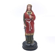 Imagem de Santa Filomena em Resina Maciça 15 cm - Decoração Sagrada com Detalhes Exclusivos - imagem 1