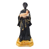 Imagem de São Benedito em Resina - Proteção Espiritual com Qualidade | 19 cm - imagem 2