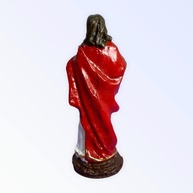 Imagem do Sagrado Coração de Jesus em Resina 7 cm - Decoração Devocional Elegante - imagem 4