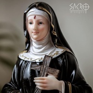 Imagem de Santa Rita de Cássia 40cm em Resina Importada - Pintura Manual - Decoração Sagrada - imagem 4