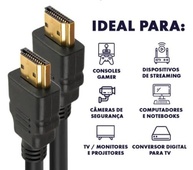 Cabo HDMI 1 Metro: Imagem e Som em Alta Definição para Sua TV, Notebook e Console - imagem 3