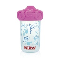 Copo Nuby com Tampa de Silicone 3D Rosa - Estimule a Imaginação e Autonomia do seu Bebê - imagem 3