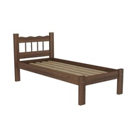 Cama Solteiro Madeira Maciça + Colchão: Conforto Imbuia - imagem 2
