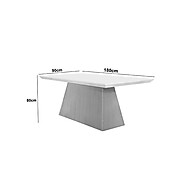 Mesa de Jantar Luna: Elegância em Vidro e Imbuia - imagem 2