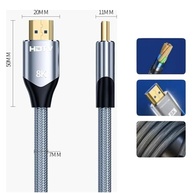Cabo HDMI 2.1 8K Ultra HD 3m: Imersão Total em Jogos e Filmes | Nylon Reforçado, HDR, eARC, Dolby Vision/Atmos - imagem 5