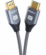 Cabo HDMI 2.1 8K 48Gbps: Imagem Imersiva para PS5, Xbox, TV 4K/8K e Gamer - imagem 2