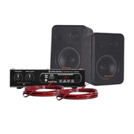 Kit Som Ambiente Hayonik AMBIENCE 2000 V2 200W: Música Imersiva em Preto - imagem 1