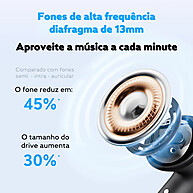 QCY E20: Fones ANC com Áudio Imersivo - imagem 2