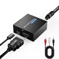 Extrator de Áudio HDMI ARC 192kHz: Som Imersivo para sua TV e Home Theater - imagem 1