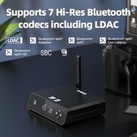 FiiO BR13: Receptor Bluetooth HiFi LDAC/aptX p/ Som Imersivo | DAC USB, OLED, RCA - imagem 5