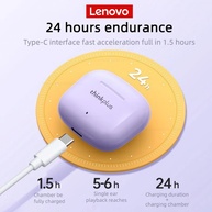 Lenovo LP40: Fones Bluetooth Gamer com Som Imersivo - imagem 2