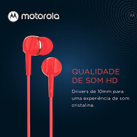 Motorola Earbuds 105: Fone Anti Ruído com Som Imersivo - imagem 2