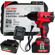 Chave de Impacto a Bateria Sigma 20V Brushless SGT-7500A: Potência e Versatilidade 1/2" com 2 Baterias - imagem 2