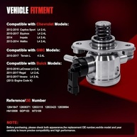 Bomba de Combustível Alta Pressão Chevrolet Equinox Malibu Impala Captiva Sport GMC Terrain Buick LaCrosse Verano Regal 2010-2017 - Peça de Reposição OEM 12641847 12608371 - imagem 3