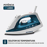 Ferro Mondial F-32: Roupas Impecáveis! - imagem 2