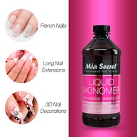 Mia Secrets Monômero Acrílico 946ml: Unhas Impecáveis - imagem 2