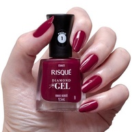 Risqué Diamond Gel Vinho Bordô: Unhas Impecáveis! - imagem 2