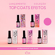 Vòlia Top Coat Rosé Gold: Unhas Impecáveis! - imagem 1