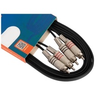 Cabo de Áudio HAYONIK 2RCA x 2RCA 3m: Som Impecável com Condutor em Cobre - imagem 3
