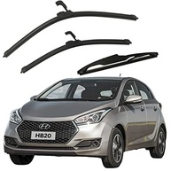 Palhetas Limpador Para-brisa Dianteiro e Traseiro Hyundai HB20 2013-2019 - Visibilidade Impecável! - imagem 2