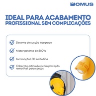 Lixadeira de Parede Menegotti MLP-800H: Acabamento Impecável - imagem 2