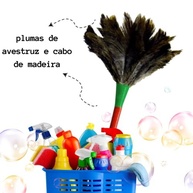 Espanador de Penas de Avestruz Médio Duster - Limpeza Impecável e Delicada - imagem 3