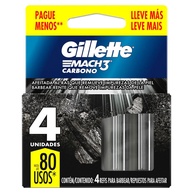 Gillette Mach3 Carbono: Barbear Impecável - imagem 2