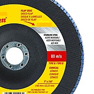Disco Flap Cônico Starrett 4.1/2" – Desbaste Impecável - imagem 2