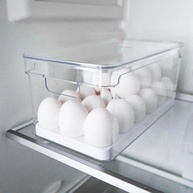 Organizador de Ovos Clear Fresh: Geladeira Impecável! - imagem 2