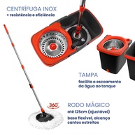 Mop Giratório Powermaid: Limpeza Impecável! - imagem 2