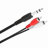 Cabo P10 Stereo para 2 RCA 2 Metros: Conexão de Áudio Impecável - imagem 2