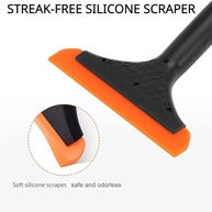 Rodo de Silicone Premium: Limpeza Impecável para Vidros, Espelhos e Box do Chuveiro (Preto) - imagem 5