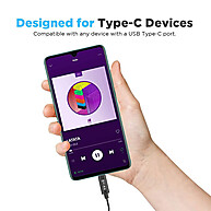 Adaptador USB-C para Áudio 3.5mm Boya By-K4: Som Impecável! - imagem 2