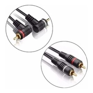 Kit Cabo RCA 5m + 4 Adaptadores Y: Som Impecável! - imagem 2