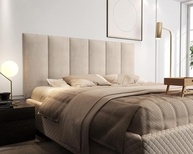 Cabeceira Imperial Estofada Queen Size Areia 1,60m - Design Sofisticado e Conforto Premium - imagem 3