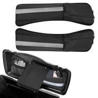 2 Organizadores de Tampa de Alforje 49cm Impermeáveis para Harley Davidson Touring 1993-2023 - imagem 2