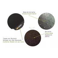 Kit Tapetes Internos + Porta Malas Novo Onix Hatch Turbo 2021-2024 - Proteção Impermeável - imagem 4