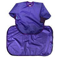 Babador Manga Longa Impermeável com Extensor para Bebês (Roxo) - Proteção Total Contra Manchas - imagem 5