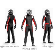 Bestgift Racing jacket de Uma Peça Jaqueta Motoqueiro Motociclista Impermeável roupas de corrida de buggy de kart de carro - imagem 3