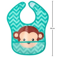 Buba Babador Com Bolso Macaco Impermeável com Fechamento em Velcro - imagem 5