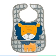 Babador Impermeável com Bolso Leão Clingo - Proteção e Estilo para Bebês - imagem 5