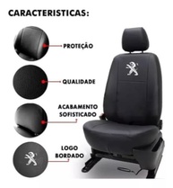 Capa Banco Couro Peugeot 2006-2008: Proteção Impermeável e Estilo Premium - imagem 4