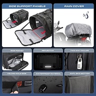 Bolsa Traseira Expansível Rhinowalk 60L: Aventura Impermeável para Sua Moto - imagem 4