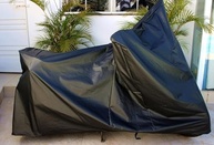 Capa de Moto Premium em Couro Impermeável: Proteção Total Anti-UV e Anti-Risco para Titan, Factor e Fazer (Tamanho M) - imagem 3